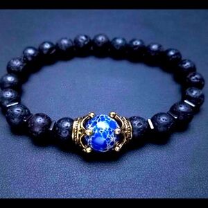 Crown Jewel Unisex Charm Bracelet